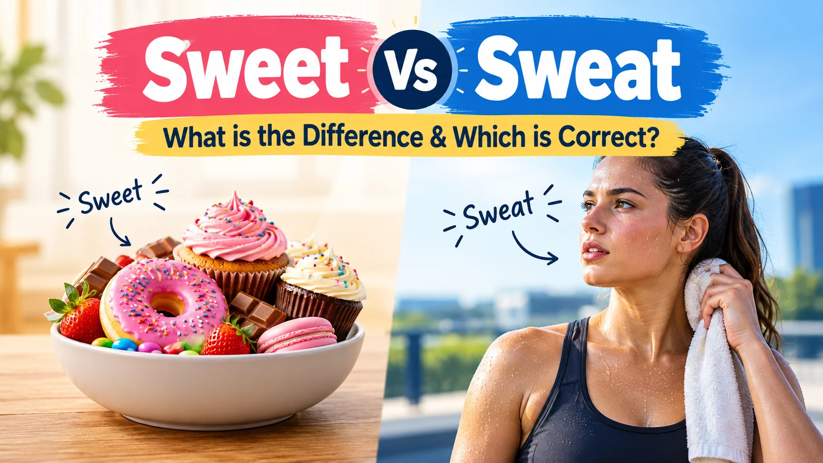 Sweet Vs Sweat: What is the Difference & Which is Correct