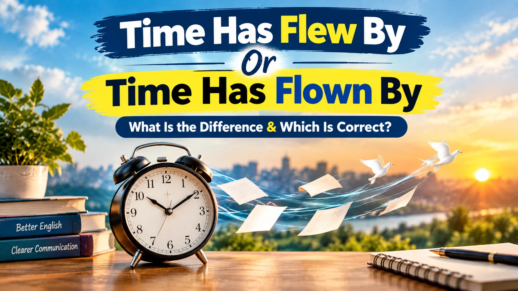 Time Has Flew By Or Time Has Flown By: What Is the Difference & Which Is Correct