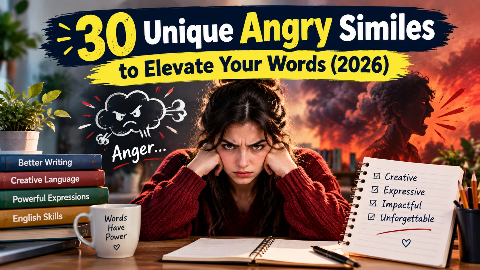 Unique Angry Similes to Elevate Your Words