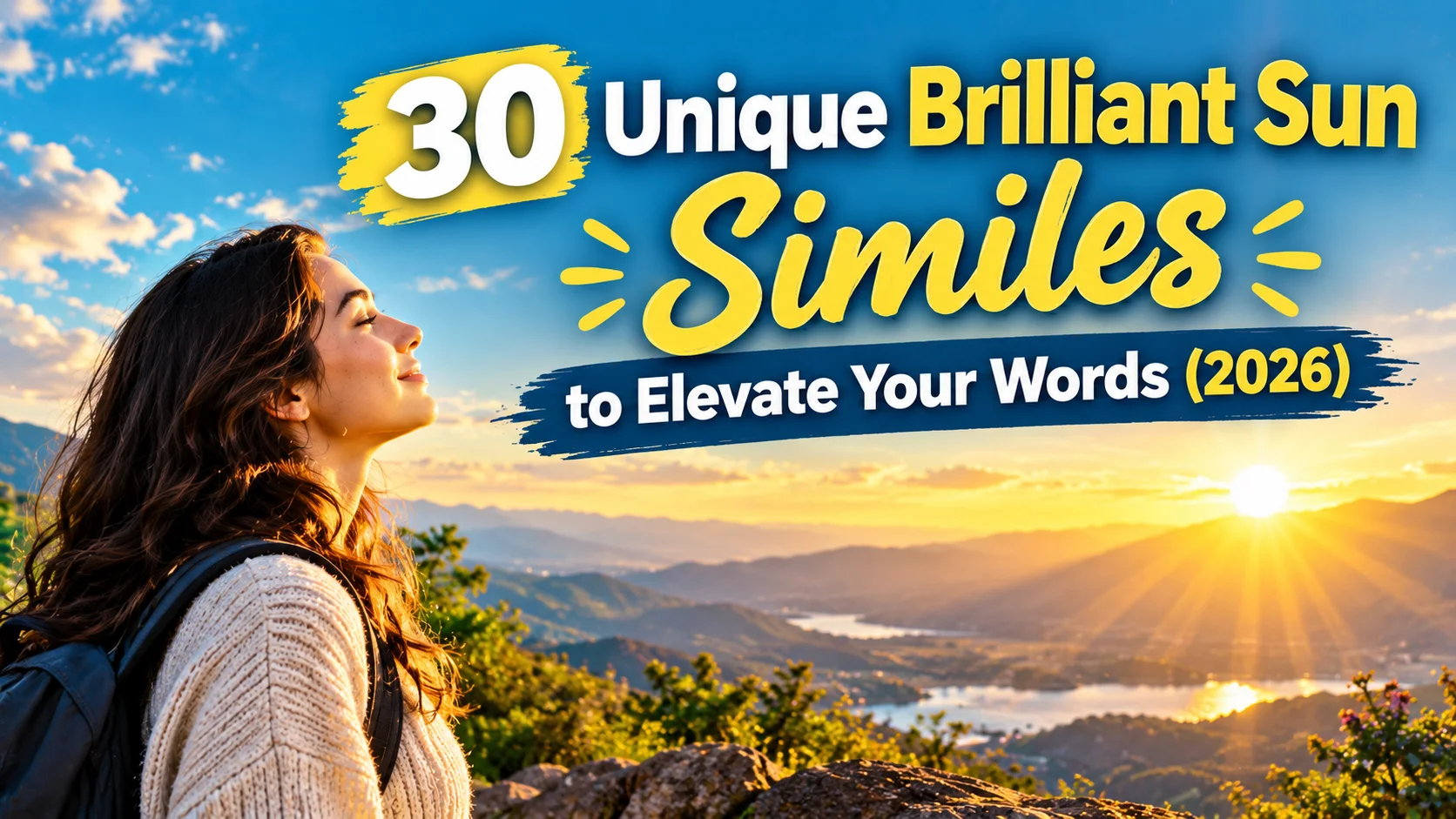 Unique Brilliant Sun Similes to Elevate Your Words