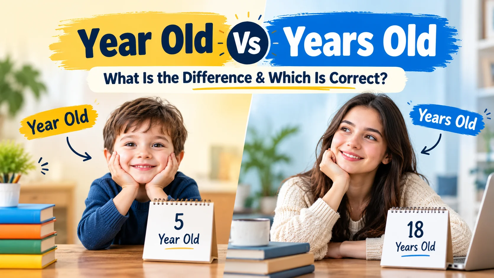 Year Old Vs Years Old: What Is the Difference & Which Is Correct