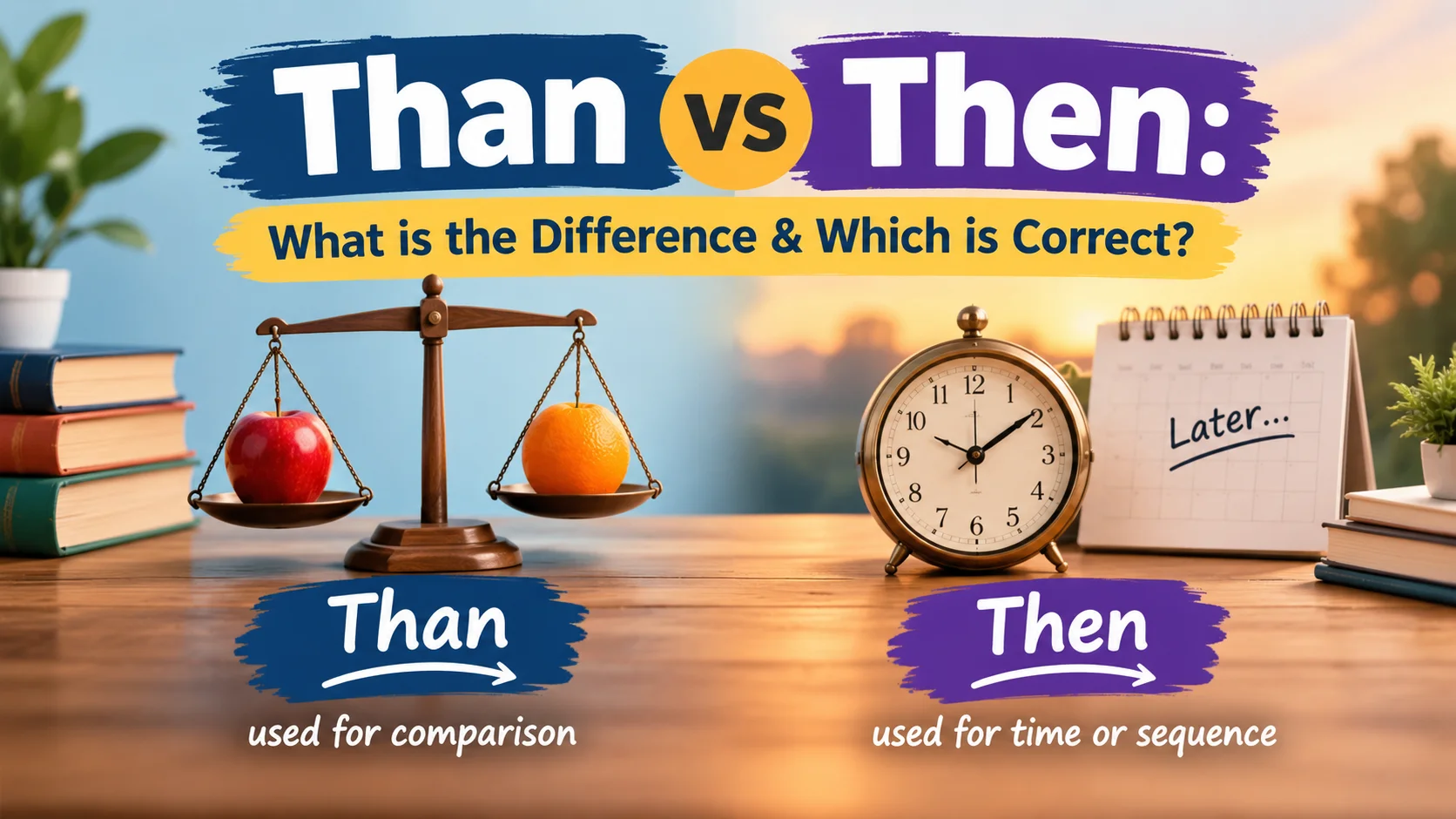 Than vs Then: What is the Difference & Which is Correct