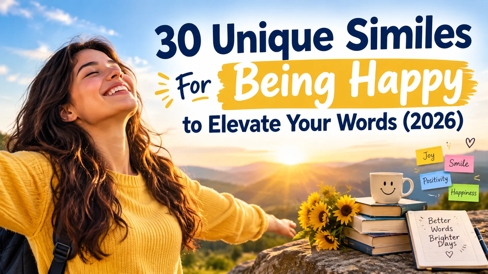 Unique Similes For Being Happy to Elevate Your Words